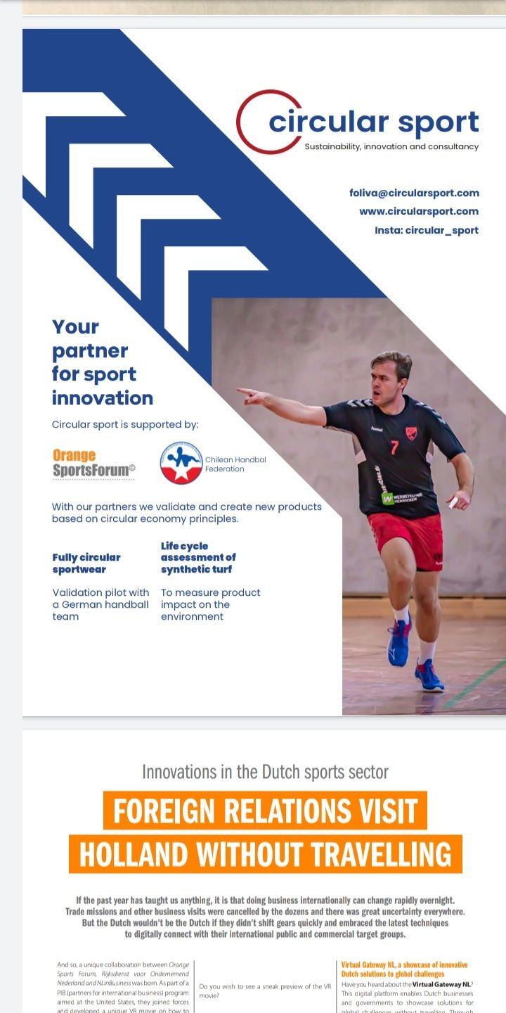 Circular sport innovation poster